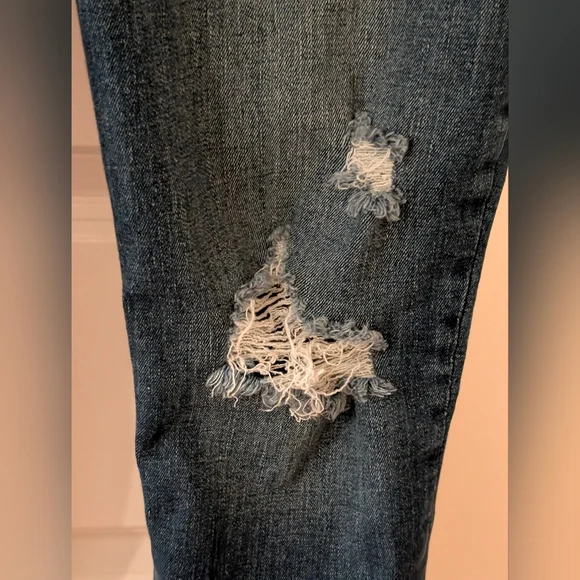 Gap Sky High Universal Legging Jeans High Rise Distressed Size 12/31R - Picture 3 of 7